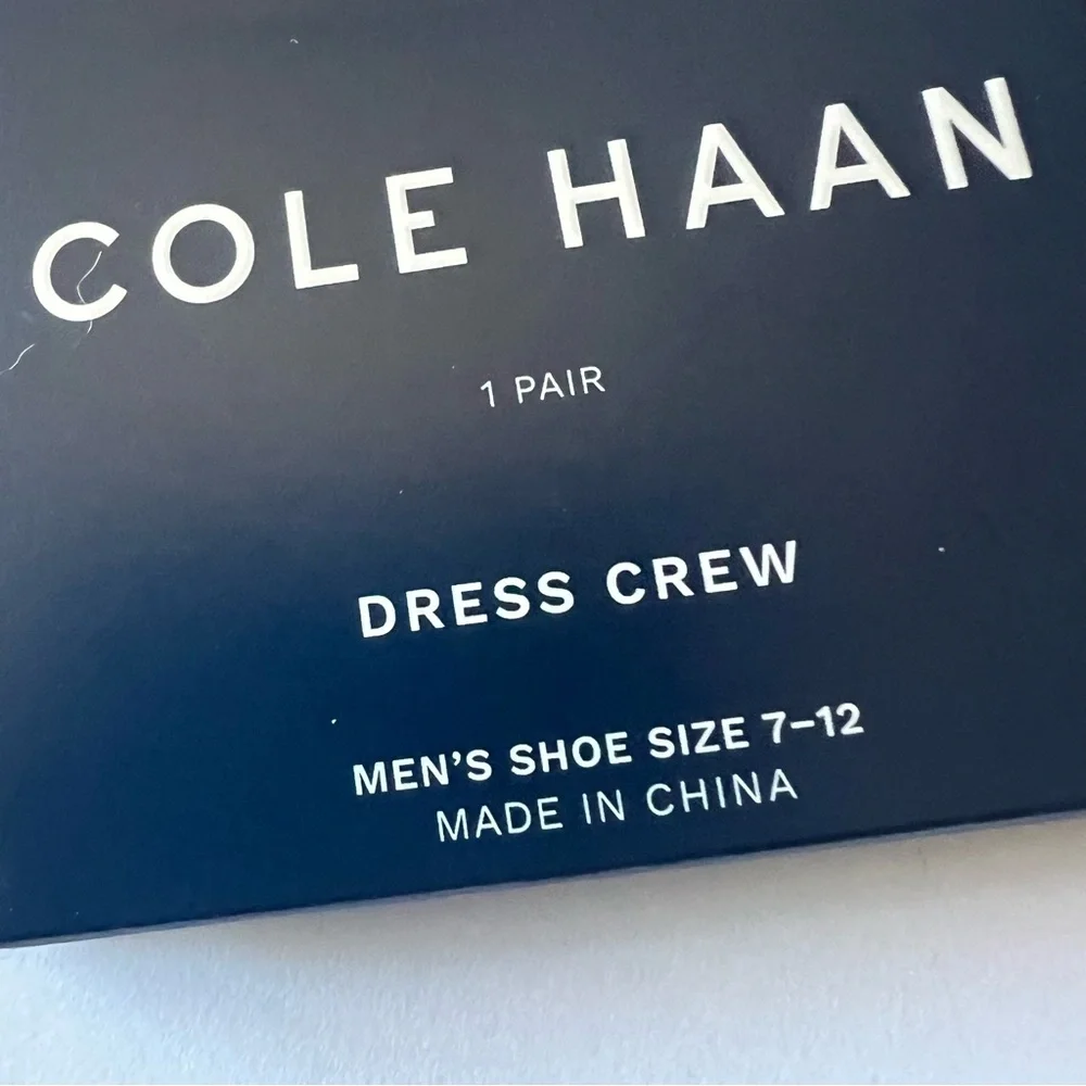 COLE HAAN MENS COTTON BLEND DRESS SO KS WINDOWPANE CHECK CHARCOAL RED WHITE NWT